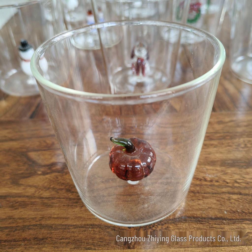 Thickened Heat-Resistant Three-Dimensional Glass Mug - Cute and Durable