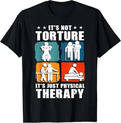 Men's and Women's T-shirts Funny Physical Therapist Physical Therapy Physiotherapy Tee T-Shirt S-3XL