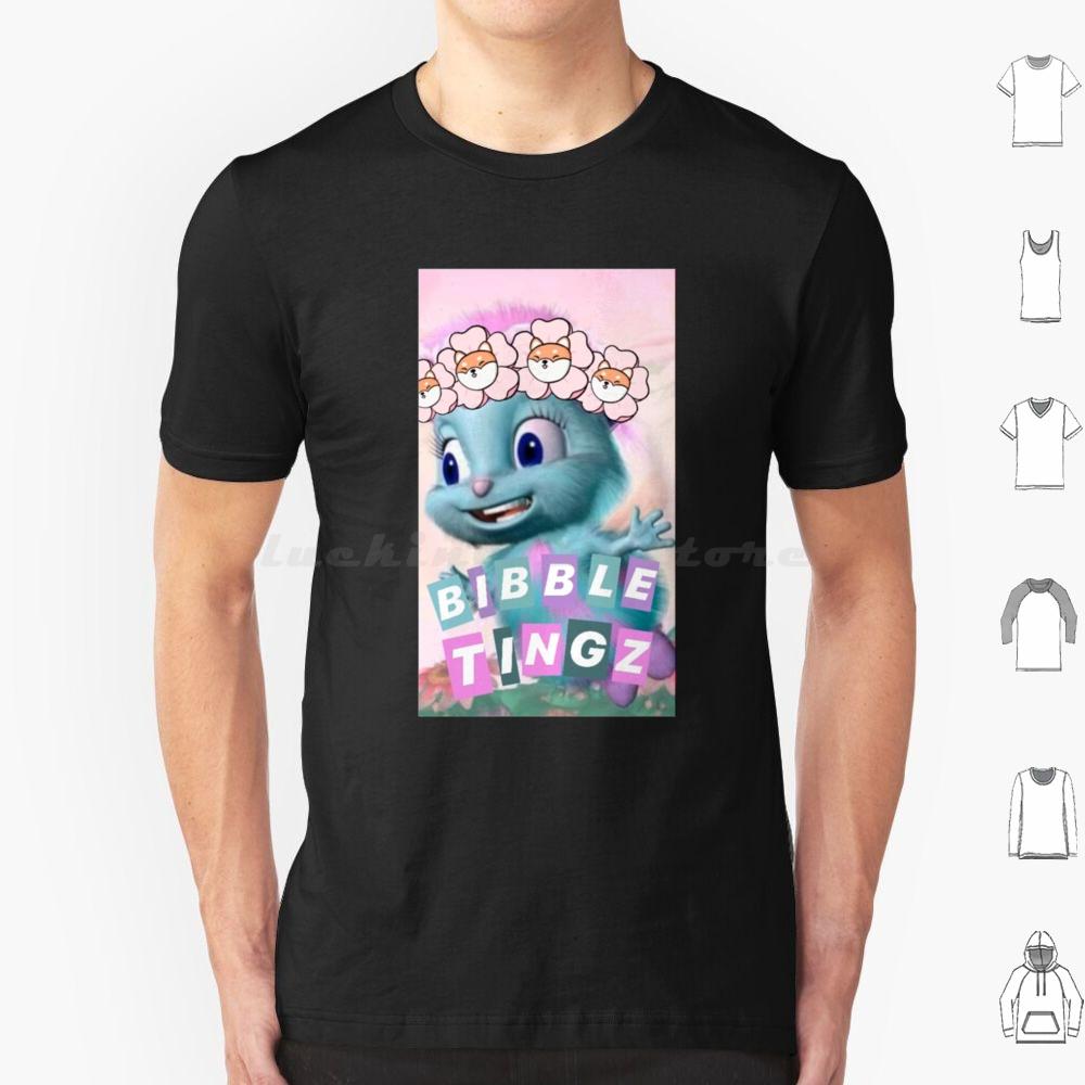 Bibble Tingz T Shirt Cotton Men Women DIY Print Bibble Fairytopia Meme Funny Fairytopia Movies Cute Purple Mermaidia Pink Blue S