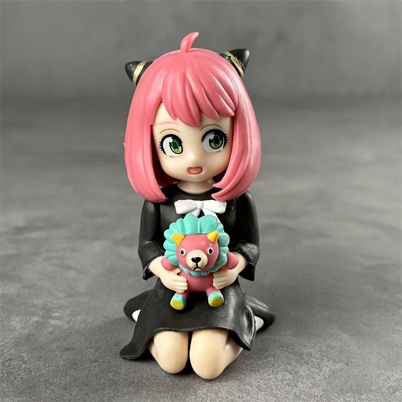 Anya Anime Girls Doll Model Statue Toy Desktop Sculpture Craft Collectibles Gifts Car Accessories