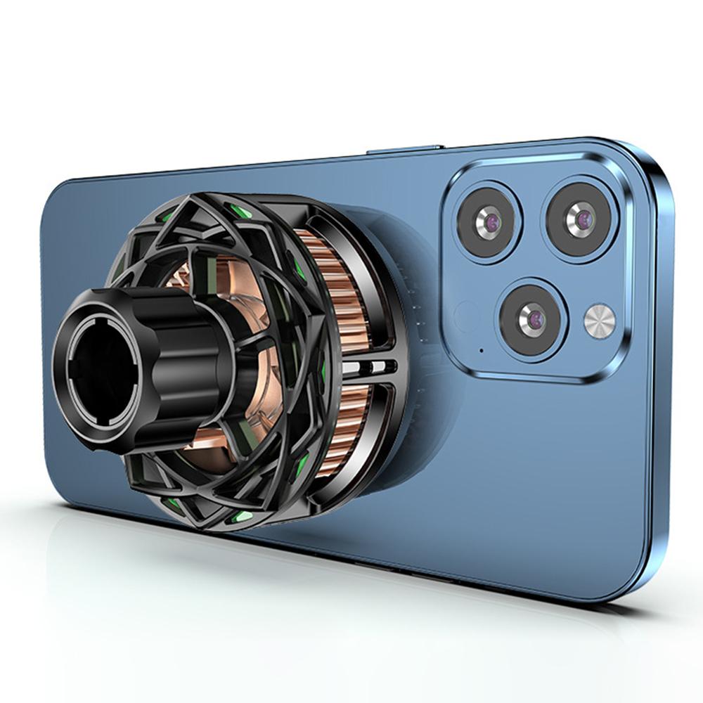 N9 Phone Radiator Fan Magnetic Cellphone Live Streaming Gaming Heat Dissipation Cooler with Tripod