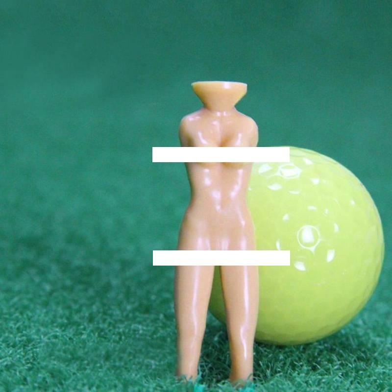 Premium Womens Golf Tees Flesh-colored Plastic Tees For Enhanced Golf Performance