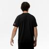 Mizuno Table Tennis Game Shirt, Short Sleeve, JTTA Certified, Moisture-Wicking, Quick-Drying, Unisex, 82JAC102, Black/Blue