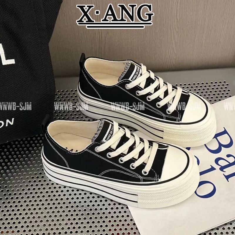 Low-top Platform Canvas Shoes, Children's Spring and Summer New Breathable Thin White Shoes, Casual Sports Shoes, Board Shoes