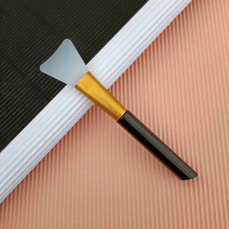 Rod Rod White Soft Powder Hair Mask Brush Silicone Mask Brush Makeup Brush Beauty Brush Film Brush Mask Applicator