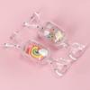 10Pcs/Set Mini Plastic Transparent Candy Box Cute Candy-Shaped Storage Container For Wedding Baby Shower Party Decoration