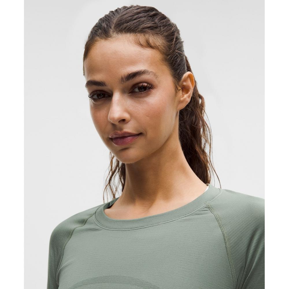 Lululemon Swiftly Tech Long Sleeve Shirt 2.0  Hip Length Willow Leaf Willow Leaf