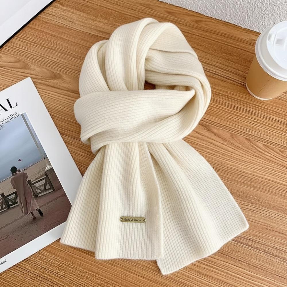 Thicken Cross Scarf Solid Color Neck Scarf Fake Collar Neckerchief  Girls