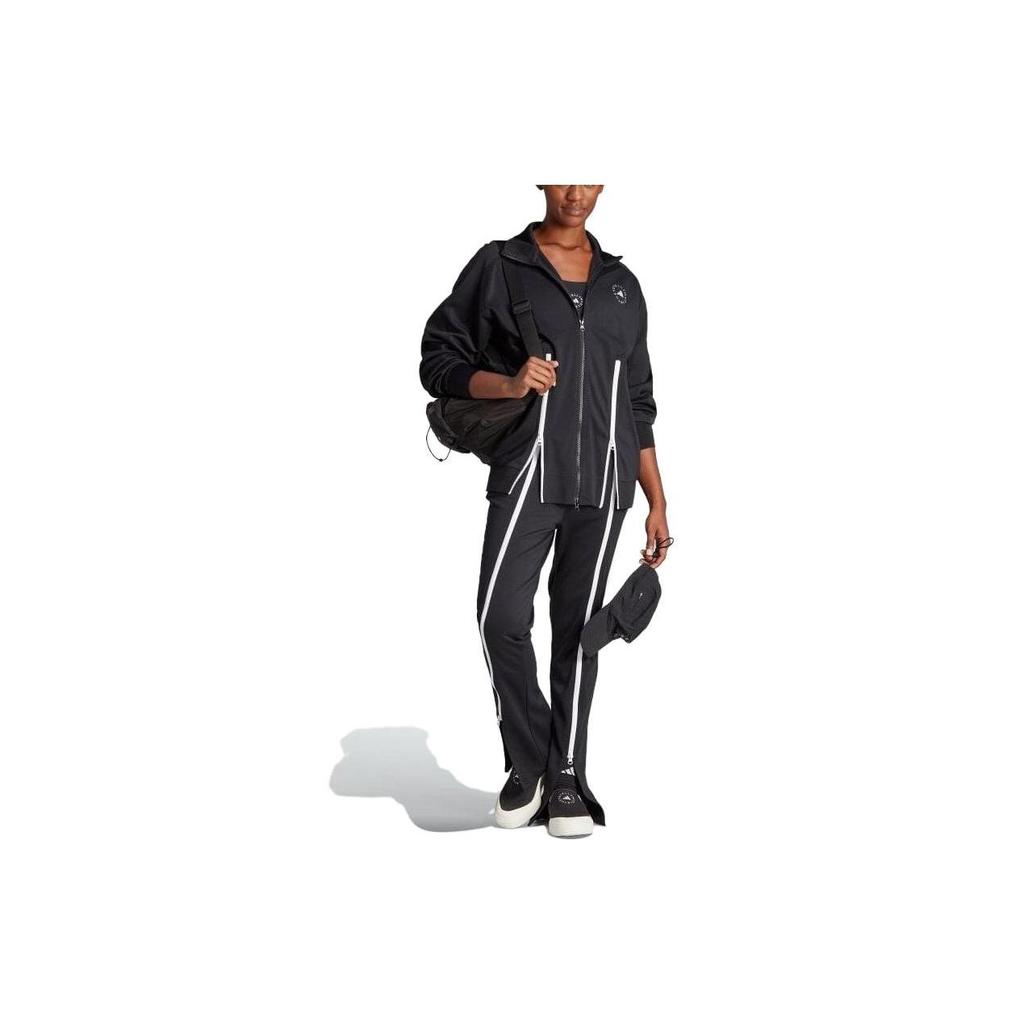 adidas X Stella McCartney Spolupráce Bunda na zip se stojáčkem Dámská bunda Černá IM2071