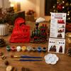 Christmas Craft Kit DIY Painting Craft Kit Gypsum Casting Plaster Casting Mold  Children Coloring