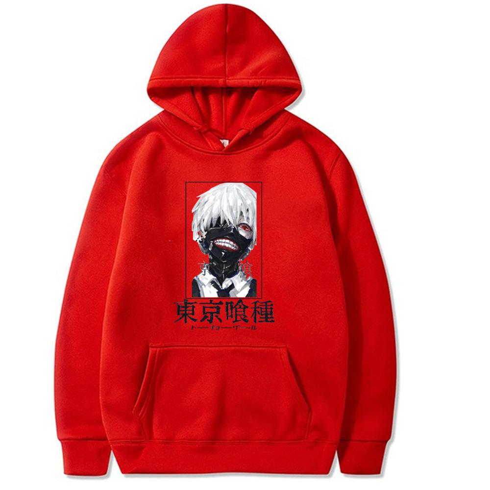 Tokyo Ghoul Kaneki  Hoodies Men Fashion Sleeve Sweatshirts Women Casual Harajuku Streetwear Pullovers Sudaderas