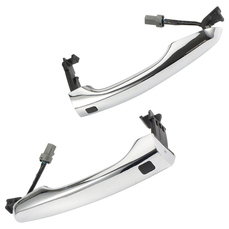 Car Outside Door Handle Replacement, for Hyundai Elantra AD 2016-2019 Keyless Entry with Button 82661-F2210 Right Side