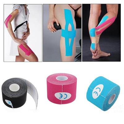 Kinesiologie-Tape Kinesio-Tape Grip-Tapes Athletische Erholung Elastisches Kniepolster Muskelschmerzlinderung Kniepolster Stützverband Fitness