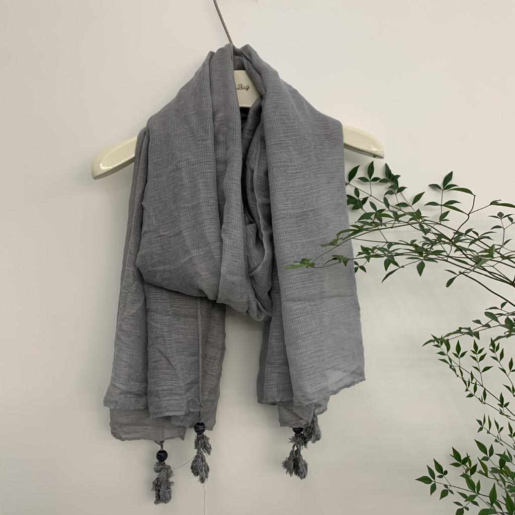 Korean Version Of Intellectual Style Linen Cotton And Linen Thin Scarf Fashionable Women'S Travel Shawl Versatile Foreign Style Silk Scarf