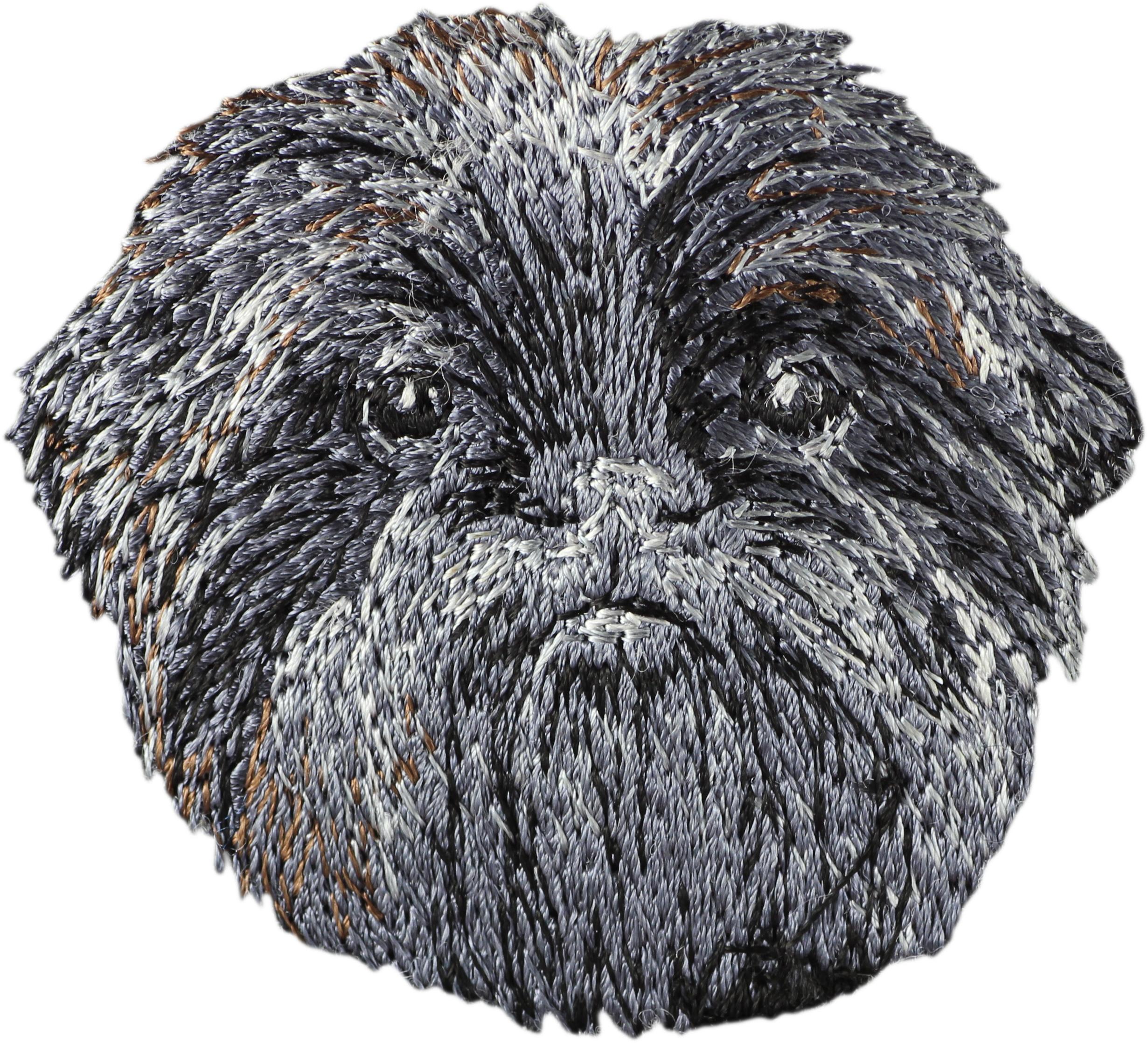 

Affenpinscher, Affen, Affie - dog-shaped patch, embroidered patch, unique decoration for Art-Dog backpack різнокольорові кольору