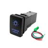 Led Fog Lights Push Switch Beacon On Off / Horn Momentary Button For Toyota PRADO Camry Altis Corolla RAV4 4Runner Highlande