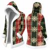 Men's Casual Christmas Print Jacket for Holiday Gatherings and Daily Wear