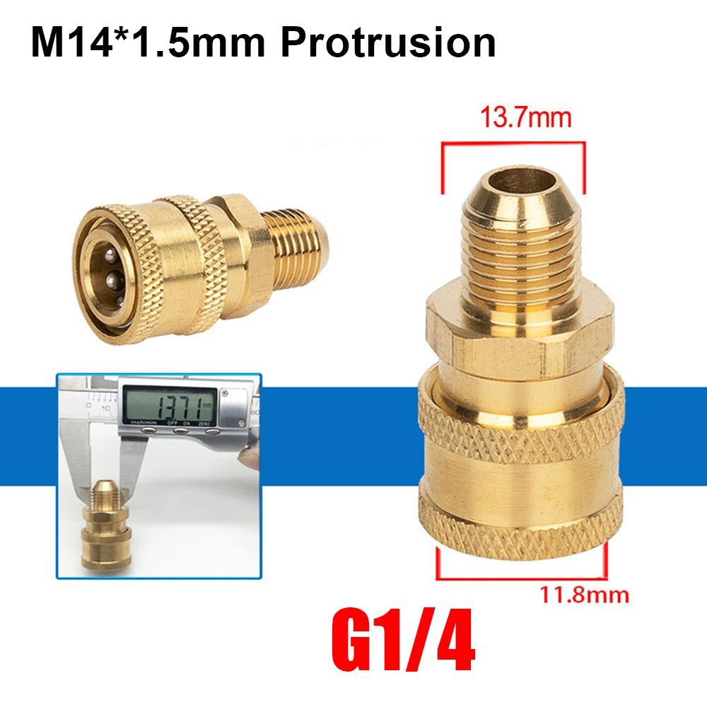 1 szt. Zestaw adapterów szybkozłącznych G1/4 do myjki wysokociśnieniowej Do węża palnika myjącego wysokociśnieniowego