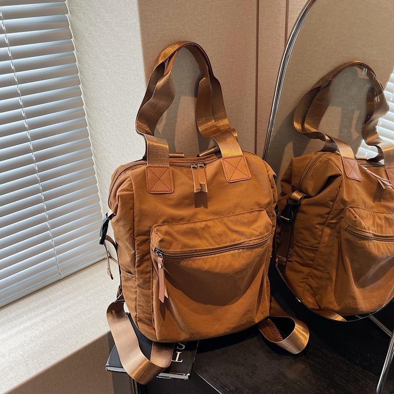College student women's large-capacity handbag bag 2025 new niche autumn and winter fashion backpack shoulder backpack