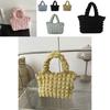 Chic Korean Style Cloud Bag For Girls Fashionable Checkered Handbag In Trendy Colors