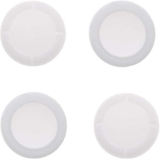 8PCS Thumb Grip Cover Black Analog Stick Cap Silicone Joystick Repair Parts for Game Console