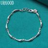Tropfen-Armband aus 925er-Sterlingsilber, Party-Charm-Schmuck