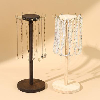 1PC Organizzatore di gioielli Espositore Porta collane Appendino per collane Espositore per gioielli Collane Orecchini Ciondoli Braccialetti