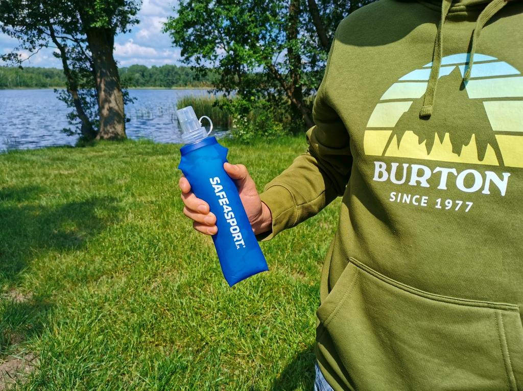 Soft Flask Elastic Water Bottle Hydration Pack Bottle for Running 500 Ml