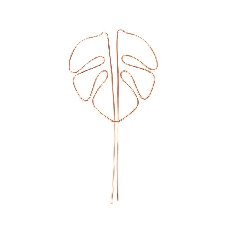 Monstera Shaped Plant Support Pole Sturdy Alloy Support Pile Easy Installation Decorative Plant Stand For Small Medium Plant