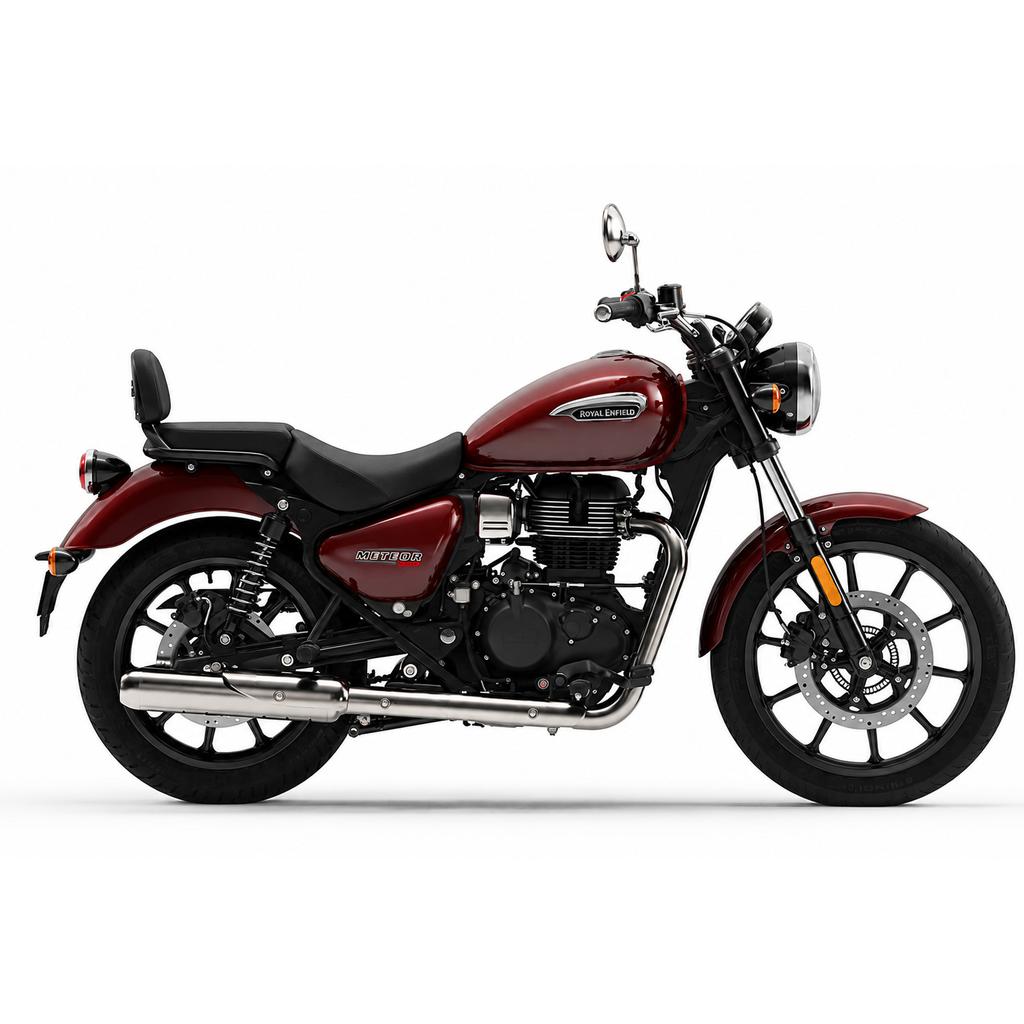 Royal Enfield "Meteor 350cc" "FUEL TANK" WITH STICKER STELLAR RED