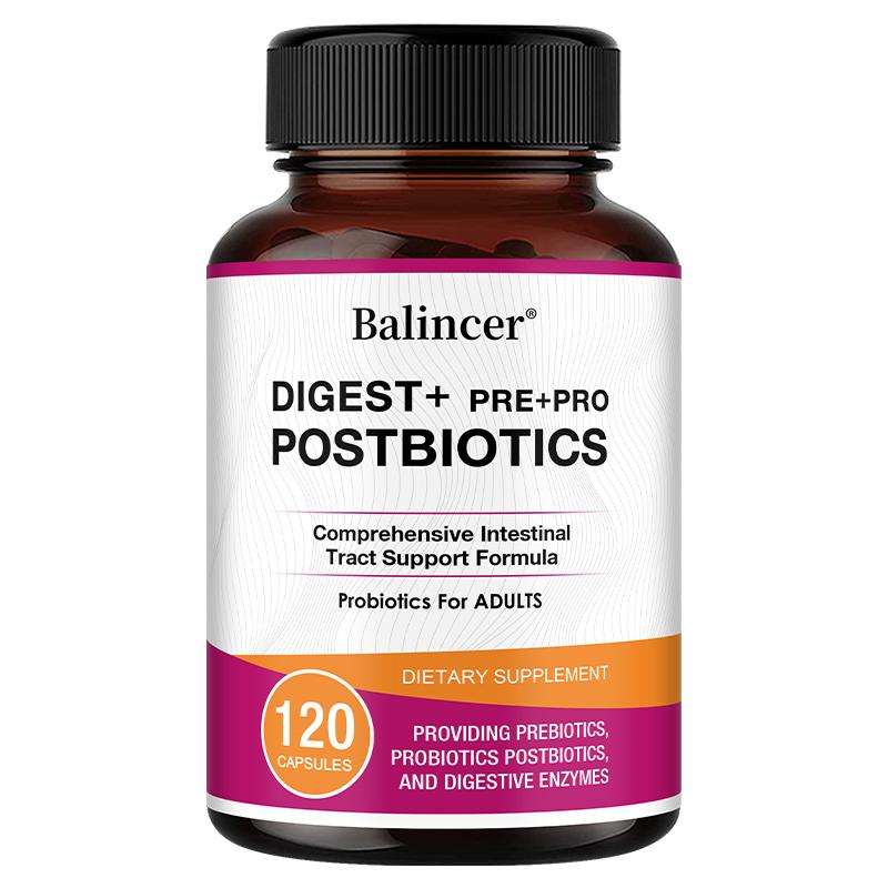 Probiotics For Adults Dietary Supplement, With Protease, Glucoamylase, 120 Capsules 120 Capsules