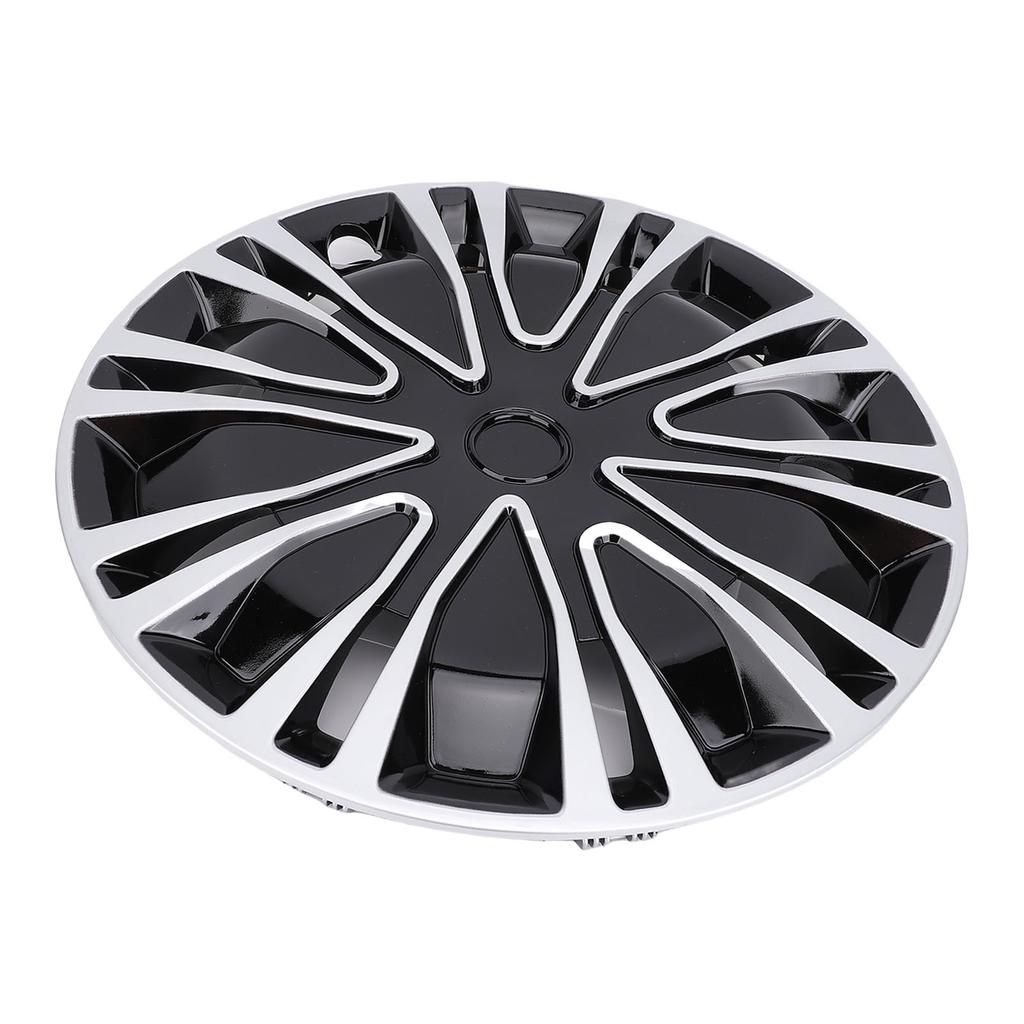 4 Pcs 15in Hubcaps Full Protection Stylish Look Universal Fit Snap On R15 Wheel Rim Cover for Most