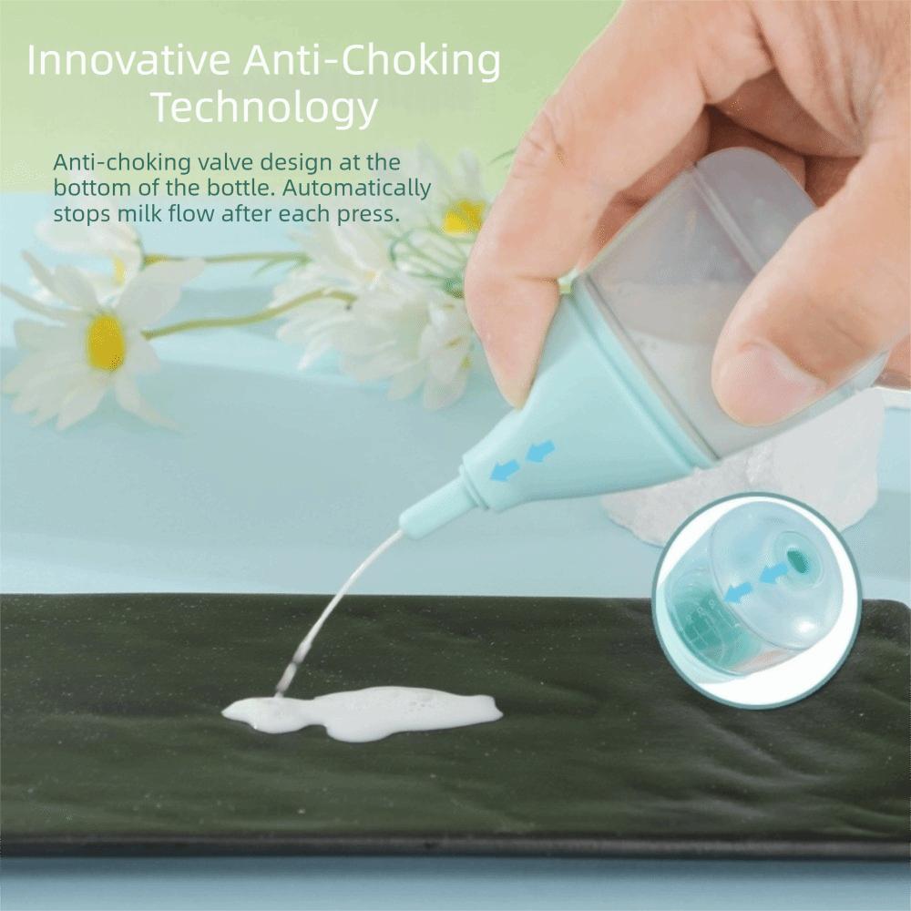 Silicone Cat Feeding Bottle Bite Resistant Detachable Lid Pet Nursing Bottle 40ml with Scale Pet Pacifier Bottle Newborn Pets