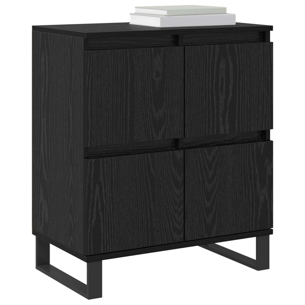 Sideboard in Black Oak Look 60 x 35 x 70 cm