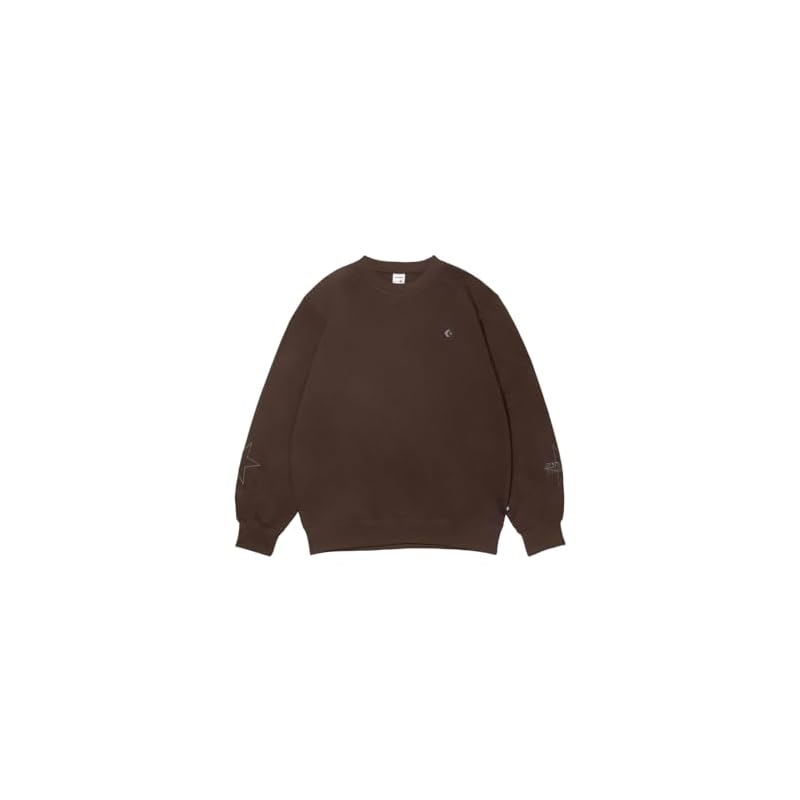 [Converse] STAR PT SWEAT CREW TOP MENS REDDISH BROWN M