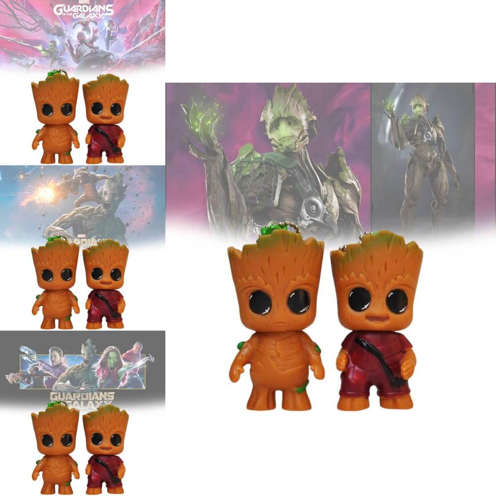 Adorable Groot Keychain Figure From Guardians Of The Galaxy Perfect For Collectors