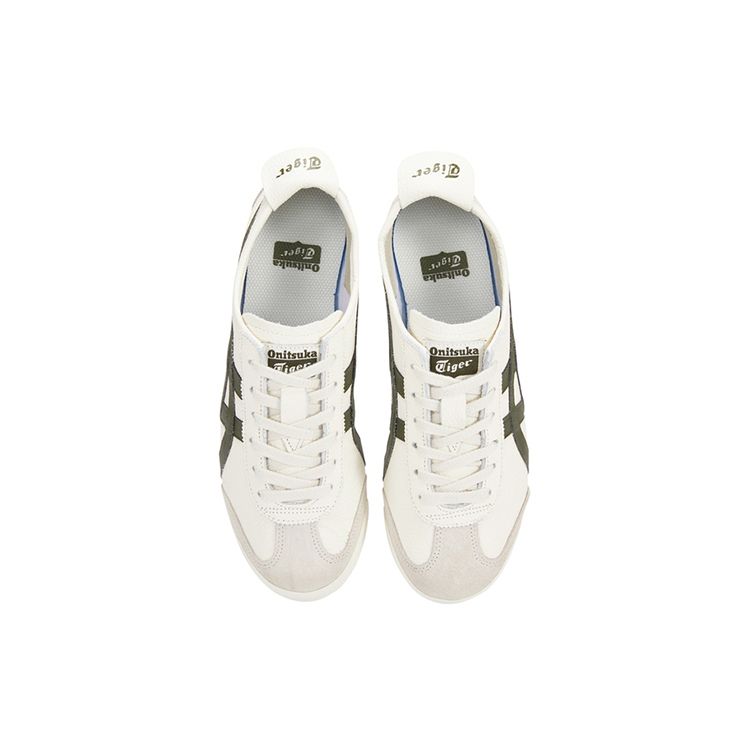 ONITSUKA TIGER Mexico 66 Leather Retro Versatile Non-Slip Wear-Resistant Breathable Low-Top Casual Shoes Unisex Sneaker Off-White 1183B771-105