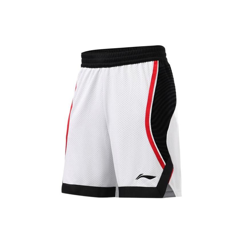 Li Ning Basketball Collection Basketball Shorts Men s White AAPR209-2 XXL