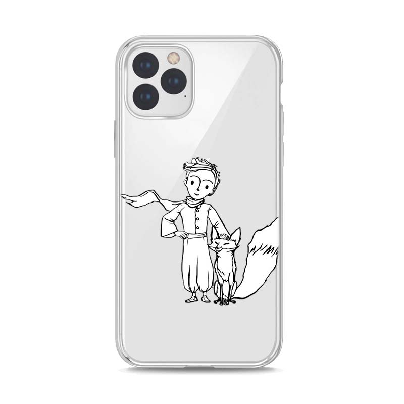 The Little Prince And Fox Silicone Cover For Apple IPhone 13 12 Mini 11 Pro XS MAX XR X 8 7 6 6S 5 Plus SE Phone Case