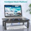 Metal Monitor Riser with Storage Drawer