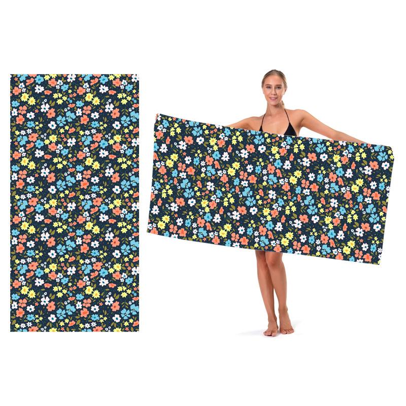 Printed beach towel, printed swimming towel, beach seat towel, bath towel