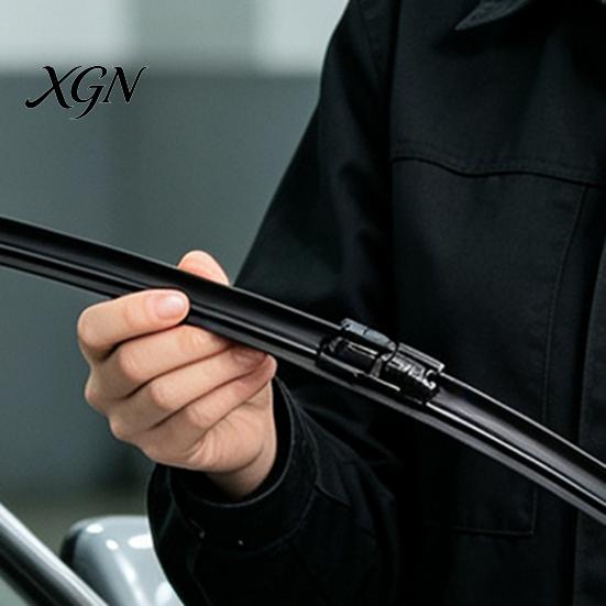 Autoteile für Peugeot 208 14/16/26 Zoll Scheibenwischer-Set 2012-2018, 2 Stück Frontscheibenwischer Windschutzscheibenreinigung & 1 Stück Heckscheibenwischer, Bügellose Leise Direkte Passform