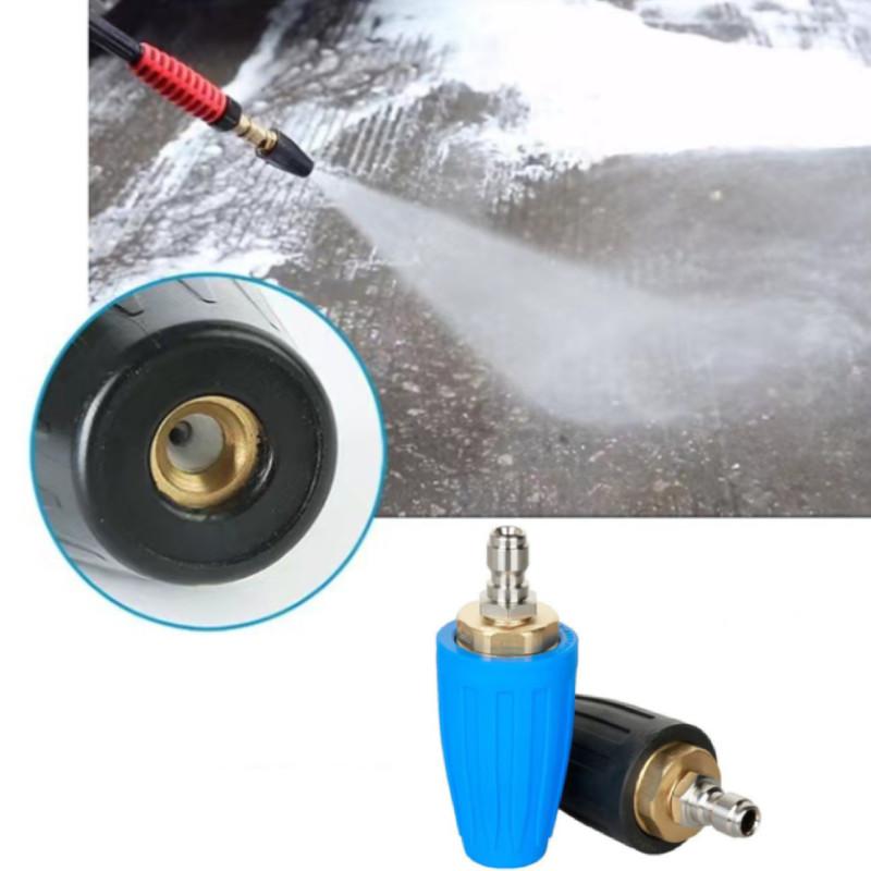 High 4000psi Pres Washer Turbo Nozzle 360 Rotating Spray Tip Professional Clean