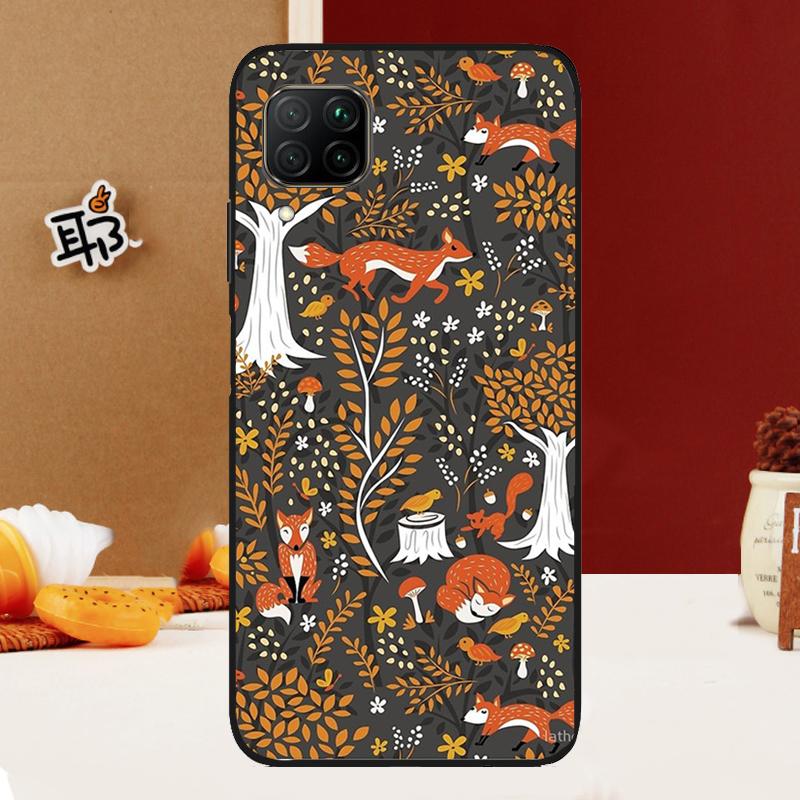 Autumn Leaves Fall Fox For Huawei Nova 12i 3i 7i 8i 11i 9 10 SE Y60 Y61 Y70 Y72 Y73 Y90 Y91 P20 P30 P40 Lite Case