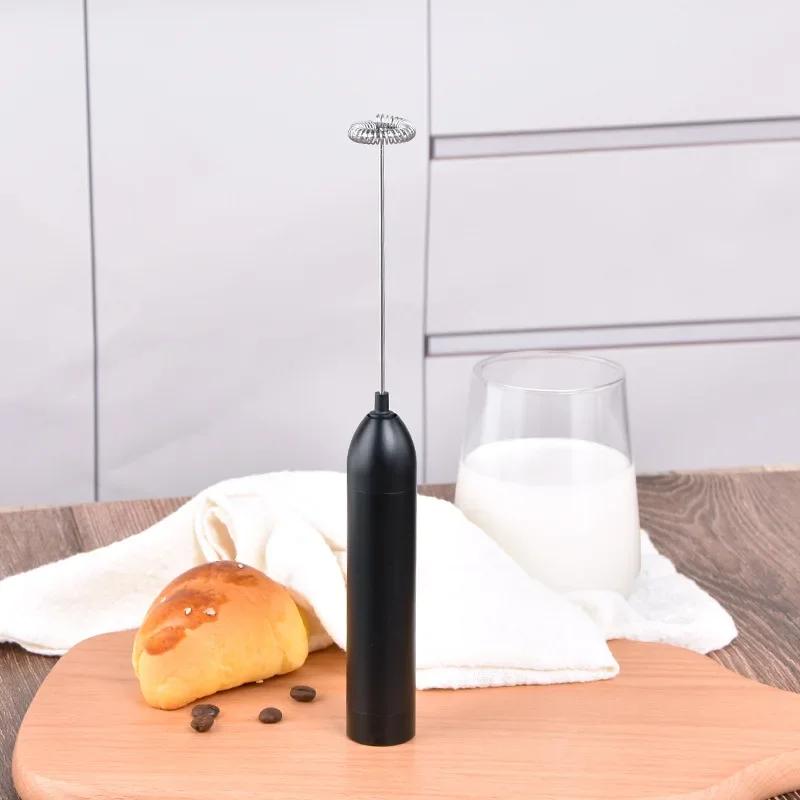 Mini Handheld Battery Operated Electric Milk Frother Stainless Steel Foam Maker For Coffee