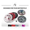 Pro Vespa Sprint Primavera 150 125 2013 2014 2015 2016- Motocykl CNC hliníkový otočný kryt chladicího ventilátoru Kryt chladiče motoru