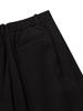 OLZEN Women'S Linen-Like Half Pants_Zlg2Ph2301Bk