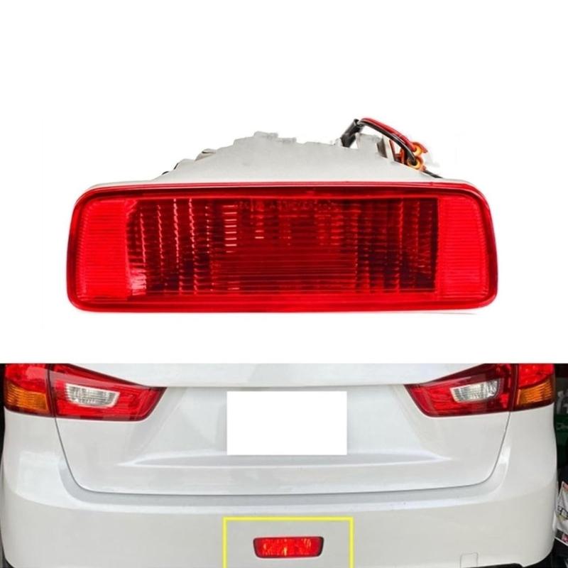 Impact Resistant Rear Fog Light Rear Center Bumper Reflector Light Replace 8337A102 8337A092 8321A467