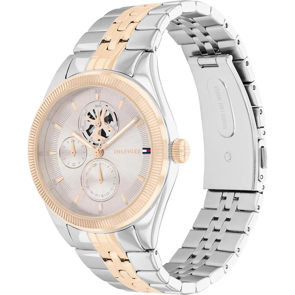 Tommy Hilfiger Monica Silver Dial Two-Tone Stainless Steel Bracelet Women's Quartz Watch 1782716