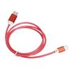 USB To TypeC Charging Cable LED Light Up Flowing Fast Charging Cord USB C Charger Cable(Red )